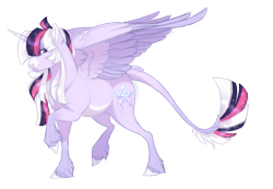 Size: 2600x1800 | Tagged: safe, alternate version, artist:gigason, imported from derpibooru, oc, oc only, oc:mystic mysteries, alicorn, pony, female, mare, not twilight sparkle, simple background, solo, transparent background