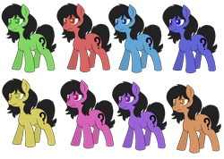 Size: 1703x1214 | Tagged: safe, alternate version, artist:happy harvey, editor:pagiepoppie12345, imported from derpibooru, oc, oc only, oc:anon, oc:filly anon, earth pony, pony, colored pupils, confused, female, filly, phone drawing, simple background, standing, transparent background