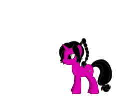 Size: 830x650 | Tagged: safe, imported from derpibooru, pony, pony creator, horn, nene (pico's school), newgrounds, pico's school, ponified, sharp horn, simple background, solo, transparent background