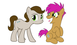 Size: 3359x2000 | Tagged: safe, artist:kaitykat117, imported from derpibooru, oc, oc only, oc:bolts quartermane(kaitykat), oc:nuts quartermane(kaitykat), base used, high res, siblings, simple background, transparent background, twins, vector