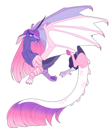 Size: 2600x3000 | Tagged: safe, artist:uunicornicc, imported from derpibooru, oc, oc only, draconequus, female, high res, simple background, solo, transparent background
