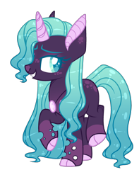 Size: 1904x2412 | Tagged: safe, artist:lilywolfpie, imported from derpibooru, oc, oc only, changepony, hybrid, pony, unicorn, base used, female, interspecies offspring, magical lesbian spawn, mare, offspring, parent:queen chrysalis, parent:starlight glimmer, parents:glimmerlis, simple background, solo, transparent background