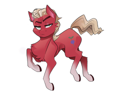 Size: 1280x960 | Tagged: safe, artist:tillie-tmb, imported from derpibooru, sprout cloverleaf, earth pony, pony, g5, male, my little pony: a new generation, simple background, solo, stallion, transparent background