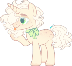 Size: 2112x1960 | Tagged: safe, artist:kurosawakuro, imported from derpibooru, oc, oc only, pony, unicorn, base used, magical gay spawn, male, offspring, parent:braeburn, parent:prince blueblood, simple background, solo, stallion, tongue out, transparent background