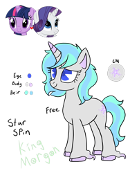 Size: 960x1280 | Tagged: safe, artist:echoescartoons, imported from derpibooru, rarity, twilight sparkle, oc, oc:star spin, pony, unicorn, base used, cloven hooves, female, heart, lesbian, magical lesbian spawn, mare, offspring, parent:rarity, parent:twilight sparkle, parents:rarilight, rarilight, shipping, simple background, transparent background