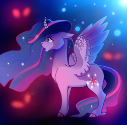 Size: 2300x2258 | Tagged: safe, artist:mylittlegodzilla, imported from derpibooru, twilight sparkle, alicorn, pony, high res, solo, twilight sparkle (alicorn)