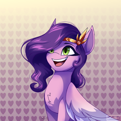 Size: 2500x2500 | Tagged: safe, artist:celes-969, imported from derpibooru, pipp petals, pegasus, pony, spoiler:my little pony: a new generation, abstract background, adorapipp, cute, female, g5, high res, mare, my little pony: a new generation, solo