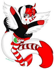 Size: 720x960 | Tagged: safe, artist:madlilon2051, imported from derpibooru, oc, oc only, alicorn, pony, alicorn oc, clothes, clown, eyelashes, face paint, female, horn, simple background, smiling, socks, solo, striped socks, transparent background, wings