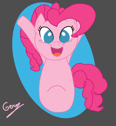 Size: 1666x1810 | Tagged: safe, artist:realgero, imported from derpibooru, pinkie pie, earth pony, pony, female, solo