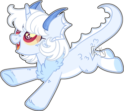Size: 1280x1154 | Tagged: safe, artist:kurosawakuro, imported from derpibooru, oc, oc only, hybrid, pony, base used, interspecies offspring, offspring, parent:discord, parent:oc:azura, parents:canon x oc, simple background, solo, transparent background