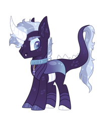 Size: 2820x3484 | Tagged: safe, artist:lilywolfpie, imported from derpibooru, oc, oc only, hybrid, pony, dragonling, high res, interspecies offspring, male, offspring, parent:oc:starlit scales, parent:queen chrysalis, parents:canon x oc, simple background, solo, transparent background