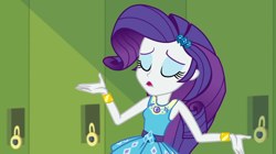 Size: 1920x1076 | Tagged: safe, imported from derpibooru, screencap, rarity, equestria girls, equestria girls series, holidays unwrapped, spoiler:eqg series (season 2), female, o come all ye squashful, rarity peplum dress, solo