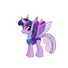 Size: 220x220 | Tagged: artist needed, safe, imported from derpibooru, twilight sparkle, alicorn, changedling, changeling, changedlingified, changelingified, female, gameloft, picture for breezies, simple background, solo, species swap, transparent background, twilight sparkle (alicorn), twiling