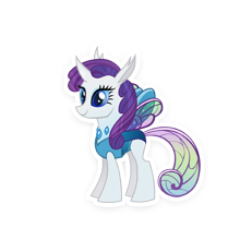 Size: 220x220 | Tagged: artist needed, safe, imported from derpibooru, rarity, changedling, changeling, changedlingified, changelingified, female, gameloft, picture for breezies, rariling, simple background, solo, species swap, transparent background