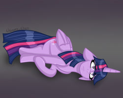 Size: 1280x1024 | Tagged: safe, artist:anastasiaplisetskaya, imported from derpibooru, twilight sparkle, alicorn, pony, twilight's kingdom, female, floppy ears, lying down, on side, scene interpretation, solo, twilight sparkle (alicorn)