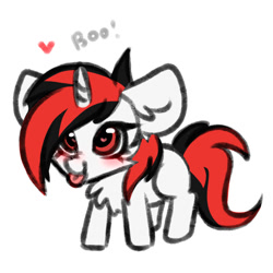 Size: 881x881 | Tagged: safe, artist:pesty_skillengton, imported from derpibooru, oc, oc only, oc:blackjack, pony, unicorn, fallout equestria, fallout equestria: project horizons, :p, chest fluff, cute, fanfic art, female, heart eyes, horn, mare, simple background, sketch, smiling, solo, tongue out, unicorn oc, white background, wingding eyes