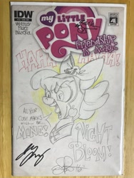Size: 1536x2048 | Tagged: safe, artist:andypriceart, idw, imported from derpibooru, apple bloom, earth pony, pony, comic, cover, female, filly, solo