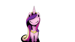 Size: 1280x720 | Tagged: safe, artist:idolnya, imported from derpibooru, princess cadance, alicorn, pony, eyes closed, female, free to use, front view, png, reference, simple background, solo, transparent background