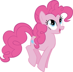 Size: 2244x2195 | Tagged: safe, artist:bronyb34r, imported from derpibooru, pinkie pie, earth pony, pony, friendship is magic, season 1, female, high res, mare, simple background, transparent background, vector