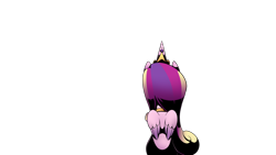 Size: 1280x720 | Tagged: safe, artist:idolnya, imported from derpibooru, princess cadance, alicorn, pony, free to use, png, rear view, reference, simple background, solo, transparent background