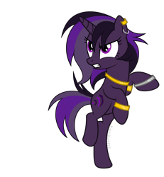 Size: 2000x2166 | Tagged: safe, artist:kaitykat117, imported from derpibooru, oc, oc only, oc:purple haze, pony, unicorn, base used, ear piercing, earring, female, full body, gritted teeth, high res, horn, jewelry, mare, multicolored mane, multicolored tail, piercing, purple eyes, show accurate, simple background, solo, tail, transparent background, unicorn oc, vector