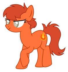 Size: 2000x2129 | Tagged: safe, artist:kaitykat117, imported from derpibooru, oc, oc only, oc:loose cannon, earth pony, pony, base used, colored pupils, earth pony oc, female, full body, high res, mare, show accurate, simple background, smiling, solo, tail, transparent background, vector