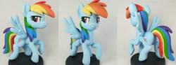 Size: 5184x1920 | Tagged: safe, artist:sparkle257, imported from derpibooru, rainbow dash, pony, female, figurine, irl, photo, solo