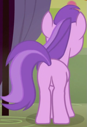 Size: 375x548 | Tagged: safe, imported from derpibooru, screencap, amethyst star, sparkler, pony, unicorn, scare master, season 5, amethyst butt, background pony, butt, cropped, female, mare, plot