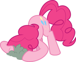 Size: 2727x2199 | Tagged: safe, artist:flizzick, imported from derpibooru, pinkie pie, earth pony, pony, putting your hoof down, season 2, female, high res, mare, pink mane, pink tail, simple background, solo, tail, transparent background, vector