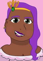 Size: 550x782 | Tagged: safe, artist:themissconnie92, imported from derpibooru, pipp petals, human, dark skin, g5, humanized, my little pony: a new generation, solo