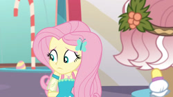 Size: 3410x1920 | Tagged: safe, imported from derpibooru, screencap, fluttershy, vignette valencia, equestria girls, equestria girls series, rollercoaster of friendship, female, geode of fauna, hairpin, high res, jewelry, magical geodes, necklace