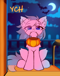 Size: 4444x5555 | Tagged: safe, artist:airiniblock, imported from derpibooru, pony, commission, halloween, holiday, solo, ych sketch, your character here