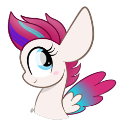 Size: 781x810 | Tagged: safe, artist:sugarcloud12, imported from derpibooru, zipp storm, pony, bust, g5, my little pony: a new generation, portrait, simple background, solo, transparent background