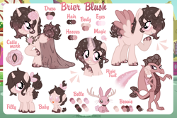 Size: 1200x798 | Tagged: safe, artist:jennieoo, imported from derpibooru, oc, oc:beauie, oc:belle, oc:brier blush, alicorn, dragon, pony, rabbit, animal, baby, blushing, clothes, colors, dragoness, dress, female, filly, flight trail, foal, gala dress, happy, horns, reference, reference sheet, ribbon, show accurate, shy, simple background, smiling, sparkles, spread wings, vector, wings