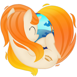Size: 2000x2000 | Tagged: safe, artist:candy meow, imported from derpibooru, oc, oc only, oc:flan, pony, unicorn, browser, digital art, eyes closed, female, firefox, game, gradient mane, gradient tail, high res, horn, icon, legends of equestria, mane, mare, npc, show accurate, simple background, smiling, solo, tail, transparent background, two toned mane, two toned tail, unicorn oc, video game