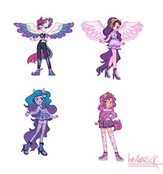 Size: 369x395 | Tagged: safe, artist:anazick2, imported from derpibooru, izzy moonbow, pipp petals, sunny starscout, zipp storm, equestria girls, spoiler:my little pony: a new generation, equestria girls-ified, g5, g5 to equestria girls, my little pony: a new generation