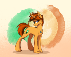 Size: 1737x1398 | Tagged: safe, artist:alrumoon_art, imported from derpibooru, oc, oc only, oc:saphire drop, pony, unicorn, abstract background, solo