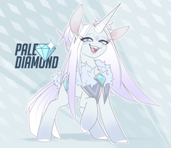 Size: 1800x1552 | Tagged: safe, artist:proxicute, imported from derpibooru, oc, oc only, oc:pale diamond, pony, unicorn, female, mare, solo