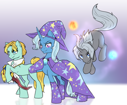 Size: 2665x2211 | Tagged: safe, artist:not-ordinary-pony, imported from derpibooru, trixie, earth pony, unicorn, fanfic:kingdom hearts of harmony, boots, brooch, cape, clothes, colt, commission, crossover, dagger, female, final fantasy, final fantasy ix, hat, high res, jewelry, kingdom hearts of harmony, kuja, male, mare, shoes, teenager, transformers, trixie's brooch, trixie's cape, trixie's hat, weapon, zidane tribal