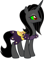 Size: 2087x2873 | Tagged: safe, artist:blah23z, edit, imported from derpibooru, king sombra, sassy saddles, pony, unicorn, female, high res, mare, palette swap, recolor, simple background, solo, transparent background, vector