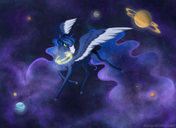 Size: 2200x1600 | Tagged: dead source, safe, artist:hangedhierophant, imported from derpibooru, princess luna, alicorn, pony, ethereal mane, female, solo