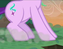 Size: 816x636 | Tagged: safe, imported from derpibooru, screencap, starlight glimmer, pony, unicorn, the mean 6, cropped, legs, pictures of bellies, pictures of legs, skidding, solo