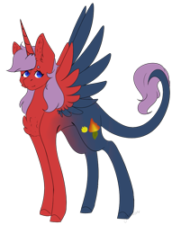 Size: 737x915 | Tagged: safe, artist:yuumirou, imported from derpibooru, oc, oc only, oc:fire bloom, alicorn, pony, female, mare, simple background, solo, transparent background