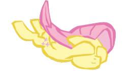 Size: 860x483 | Tagged: safe, artist:benpictures1, imported from ponybooru, fluttershy, pegasus, pony, covering eyes, cute, ears, female, floppy ears, inkscape, mare, shyabetes, solo, vector