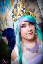 Size: 3840x5760 | Tagged: safe, artist:alyssarohlerphotography, imported from derpibooru, princess celestia, princess luna, human, 2014, clothes, cosplay, costume, female, irl, irl human, photo, royal sisters, siblings, sisters