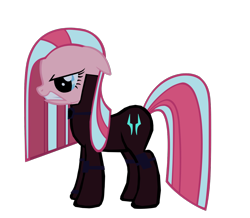 Size: 1280x1118 | Tagged: safe, artist:benpictures1, imported from ponybooru, pinkie pie, comic:the storm kingdom, my little pony: the movie, angry, bad end, bodysuit, clothes, command 6, commander pinkie diana pie, crystal of light, female, goggles, inkscape, mare, pinkamena diane pie, simple background, solo, transparent background, vector