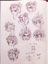 Size: 1254x1676 | Tagged: safe, artist:fipoki, imported from derpibooru, cozy glow, pegasus, pony, female, filly, sketch, solo, traditional art