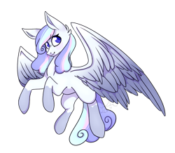Size: 657x572 | Tagged: safe, artist:daringpineapple, imported from derpibooru, oc, oc only, pegasus, pony, colored hooves, female, mare, signature, simple background, solo, spread wings, transparent background, wings