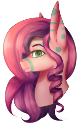 Size: 2272x3500 | Tagged: safe, artist:ermy-poo, imported from derpibooru, oc, oc only, pony, bust, coat markings, female, high res, mare, profile, simple background, transparent background