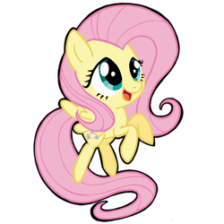 Size: 1474x1474 | Tagged: safe, artist:telasra, imported from derpibooru, fluttershy, pegasus, pony, :d, eyelashes, female, mare, open mouth, open smile, rearing, simple background, smiling, solo, transparent background, wings